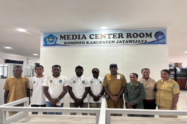Diskominfo Jayawijaya Terima Audiensi PSSI Papua Pegunungan, Dukung Publikasi Liga 4