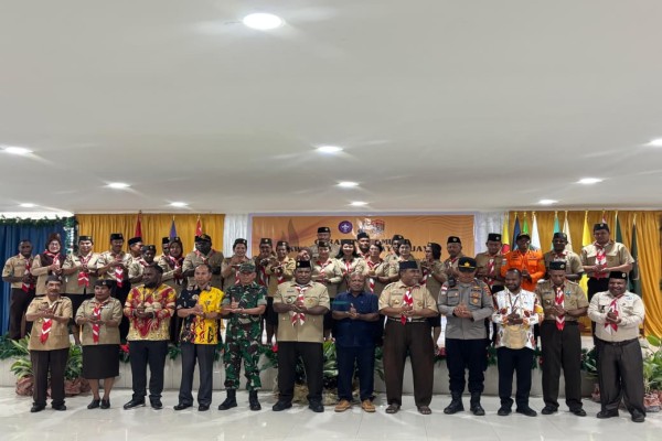 Pelantikan Pengurus Kwartir Cabang Jayawijaya Tahun 2025-2030