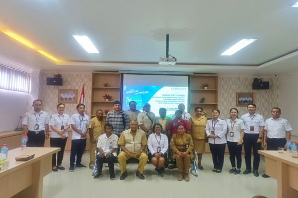 BPJS Cabang Wamena melakukan Media Gathering Bersama Wartawan Media Lokal