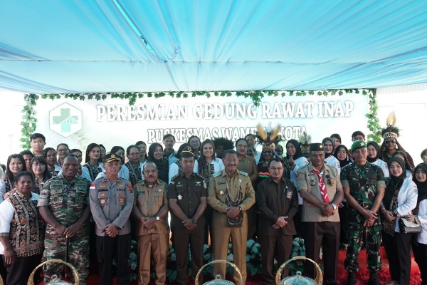 Peresmian Gedung Rawat Inap Pusekesmas Wamena Kota