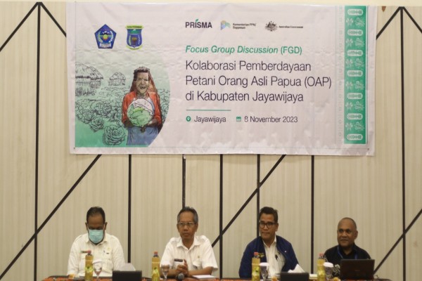 Focus Group Discussion (FGD) Kolaborasi Pemberdayaan Petani OAP