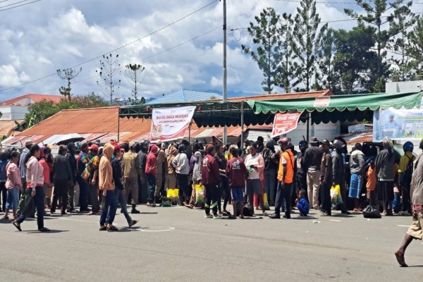 Masyarakat Wamena Antusias Kunjungi GPM Pemda Jayawijaya