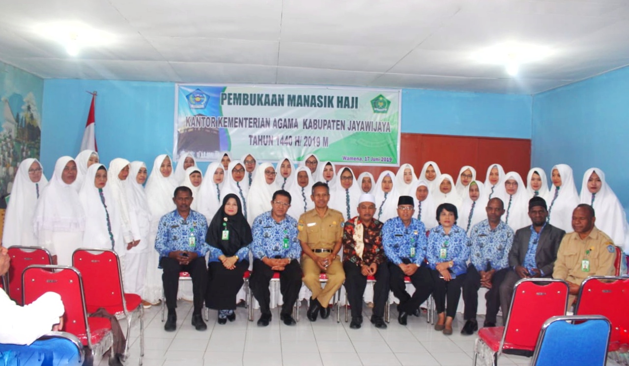 77 Calon Jamaah Haji 2019 Jayawijaya Ikuti Manasik Haji