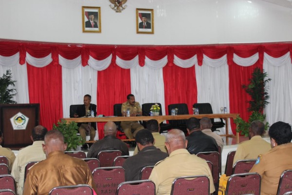 Bupati Minta Kadistrik Jaga Keamanan Wilayah Masing-Masing