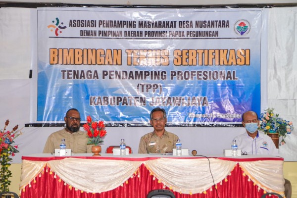 Bimtek sertifikasi TPP merupakan salah satu syarat dalam program TPP-P3MD