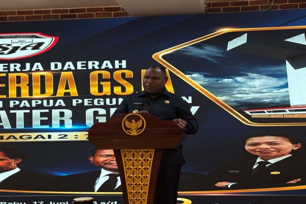 Buka Rakorda GSJA Papua Pegunungan, Bupati Jayawijaya Tekankan Kolaborasi Gereja dan Pemerintah