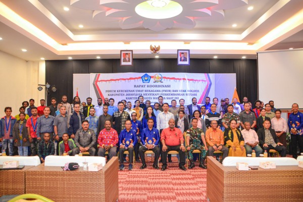 Rapat Koordinasi menyikapi perkembangan situasi Kamtibmas di Kota Wamena