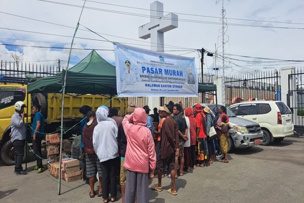 Jelang Natal Pemda Jayawijaya Gelar Pasar Murah Selama 4 Hari