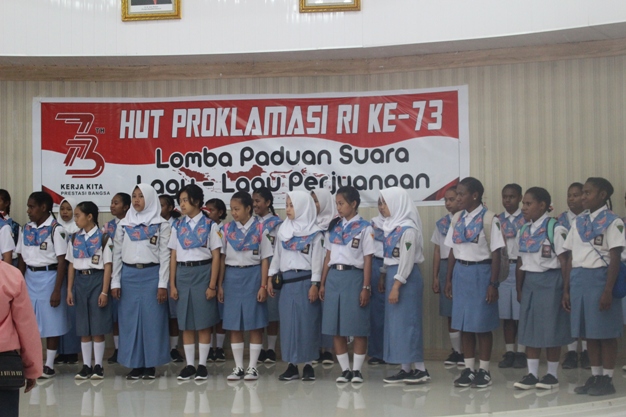 18 Sekolah Ikut Lomba Paduan Suara Lagu Nasional