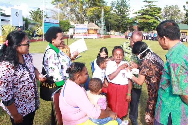 Pemda Jayawijaya Kampanyekan Imunisasi Campak, Rubella, dan Polio