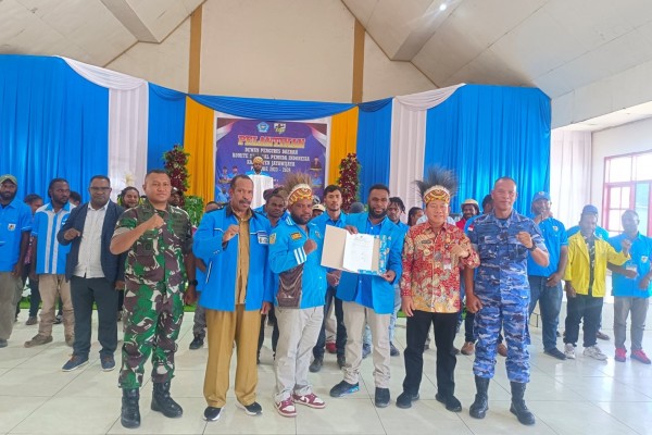 Pelantikan DPD-KNPI Kabupaten Jayawijaya periode 2023-2026