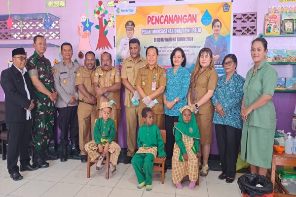 Pemda Jayawijaya Resmi Canangkan PIN Polio 2024