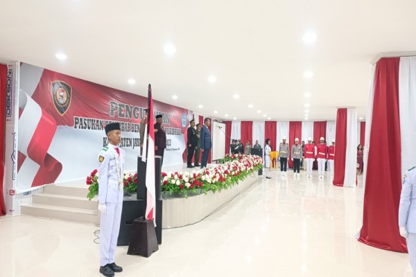 Pengukuhan Paskibraka Kabupaten Jayawijaya