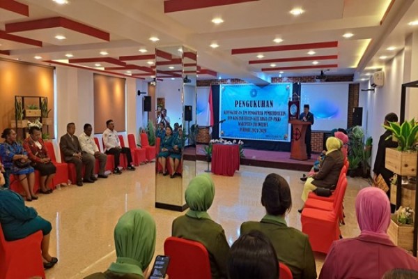Pengukuhan Pengurus Tim Penggerak PKK Kabupaten Jayawijaya
